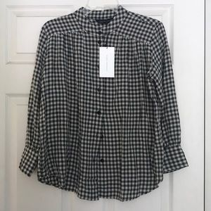 Checkered Zara top